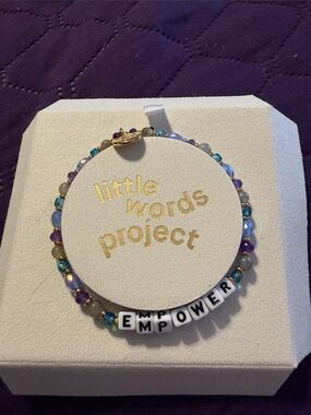 Little Words Project "Empower" Multicolor Beaded Bracelet